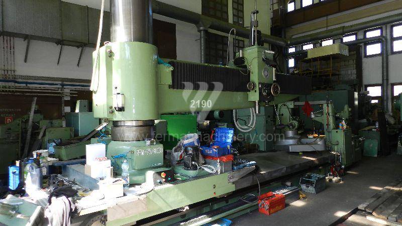 Used machines - Boring and drilling machines / RFM 75/4000 | Fermat ...